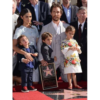 Matthew McConaughey am Walk Of Fame geehrt