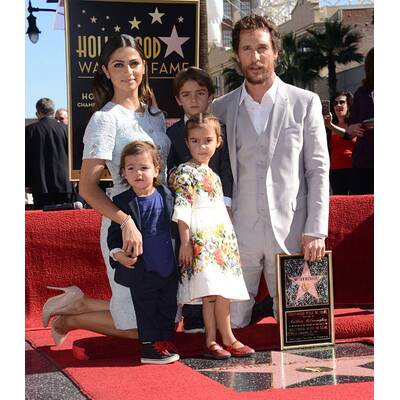Matthew McConaughey am Walk Of Fame geehrt