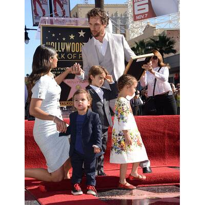 Matthew McConaughey am Walk Of Fame geehrt