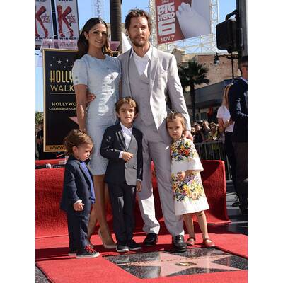 Matthew McConaughey am Walk Of Fame geehrt