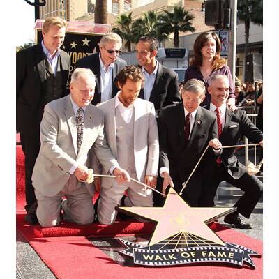 Matthew McConaughey am Walk Of Fame geehrt