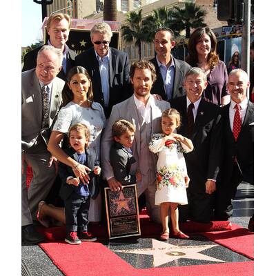 Matthew McConaughey am Walk Of Fame geehrt