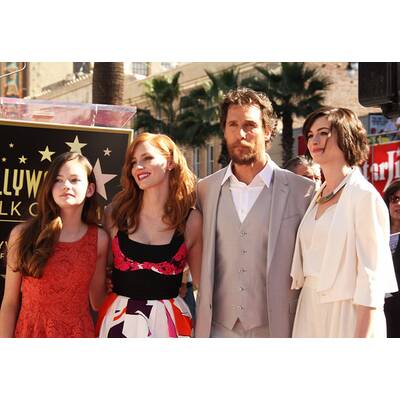 Matthew McConaughey am Walk Of Fame geehrt