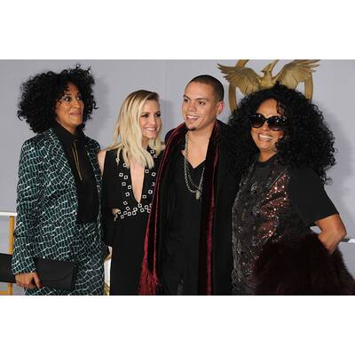 Ashlee Simpson, Evan Ross & Diana Ross