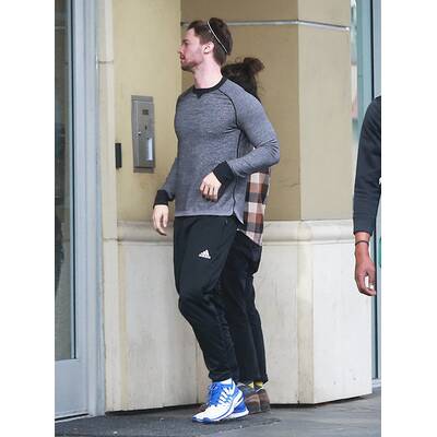 Patrick Schwarzenegger fleißig beim Joggen