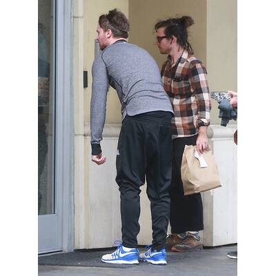 Patrick Schwarzenegger fleißig beim Joggen