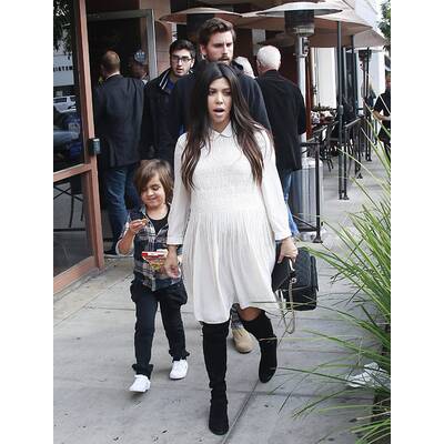 Kourtney Kardashian: Ganz schön schwanger