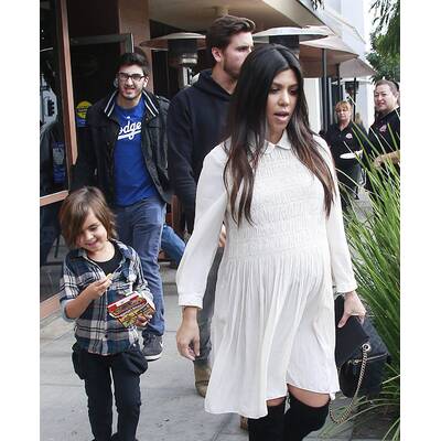Kourtney Kardashian: Ganz schön schwanger
