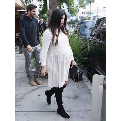 Kourtney Kardashian: Ganz schön schwanger