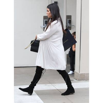 Kourtney Kardashian: Ganz schön schwanger