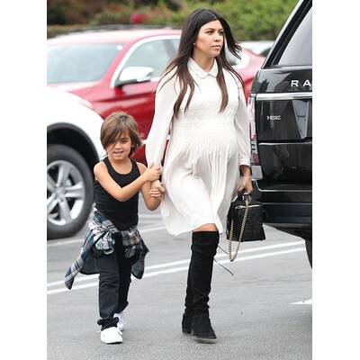 Kourtney Kardashian: Ganz schön schwanger