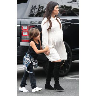 Kourtney Kardashian: Ganz schön schwanger