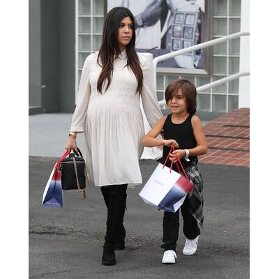 Kourtney Kardashian: Ganz schön schwanger