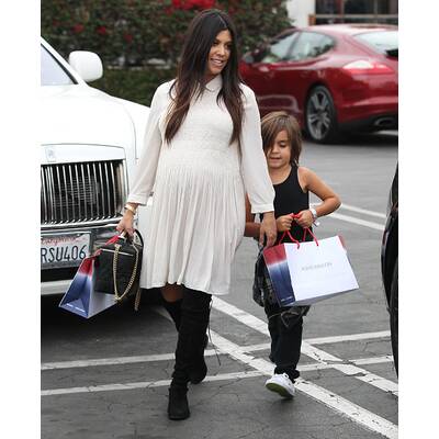 Kourtney Kardashian: Ganz schön schwanger