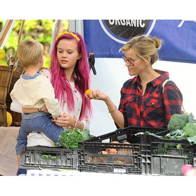 Reese Witherspoon: Am Farmers Market mit Familie
