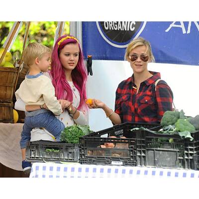 Reese Witherspoon: Am Farmers Market mit Familie