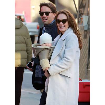 Tamara Ecclestone: Spaziergang mit Mann & Baby