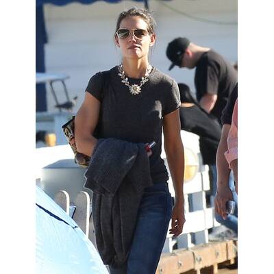 Katie Holmes verbringt Zeit mit Mama & Papa