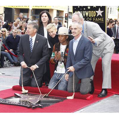 Pharrell Williams bekommt Stern am 