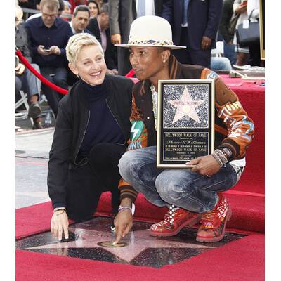 Pharrell Williams bekommt Stern am 
