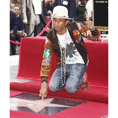 Pharrell Williams bekommt Stern am 