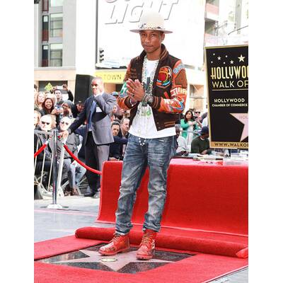 Pharrell Williams bekommt Stern am 