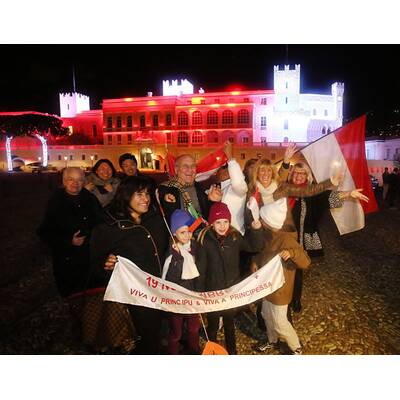 Charlènes Zwillinge: So feiert das Volk