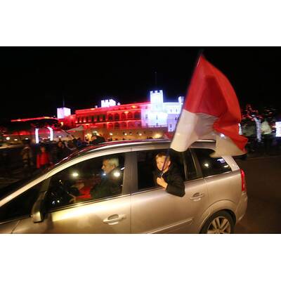 Charlènes Zwillinge: So feiert das Volk