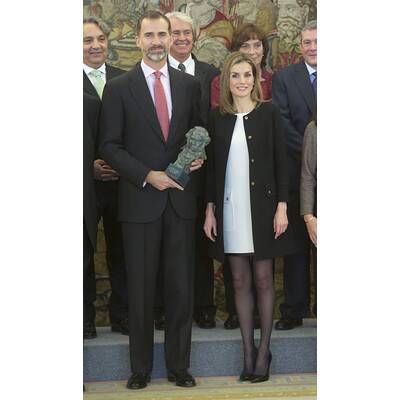 Königin Letizia: Sexy Beine im kurzen Kleidchen