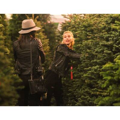 Kendall Jenner & Hailey Jenner beim Christbaum-Shopping