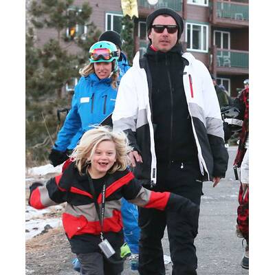 Gwen Stefani im Skiurlaub mit Familie