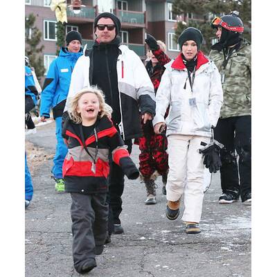 Gwen Stefani im Skiurlaub mit Familie