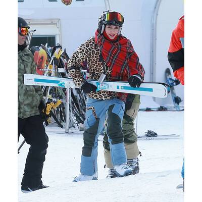 Gwen Stefani im Skiurlaub mit Familie