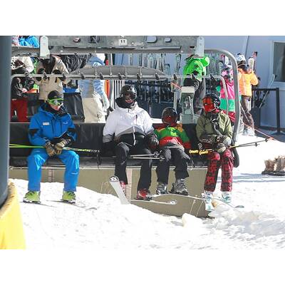 Gwen Stefani im Skiurlaub mit Familie