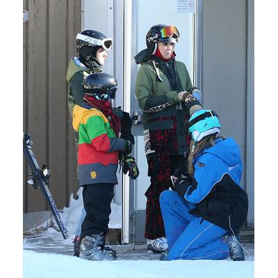 Gwen Stefani im Skiurlaub mit Familie
