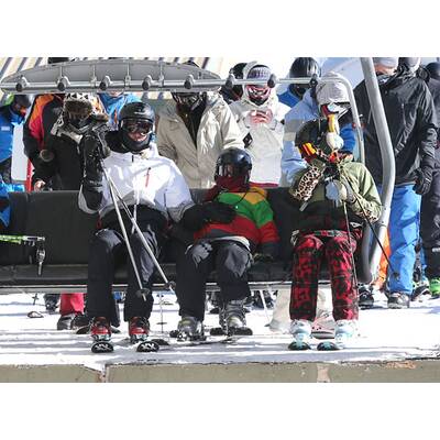 Gwen Stefani im Skiurlaub mit Familie