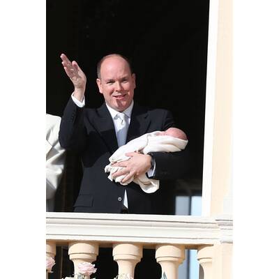 Charlène und Albert zeigen Zwillinge