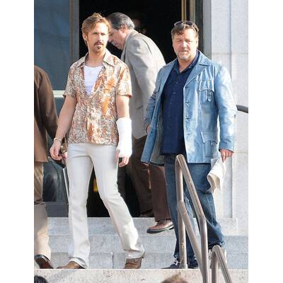 Gosling & Crowe am Set