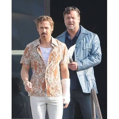 Gosling & Crowe am Set