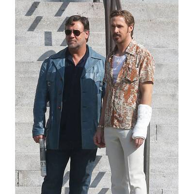 Gosling & Crowe am Set