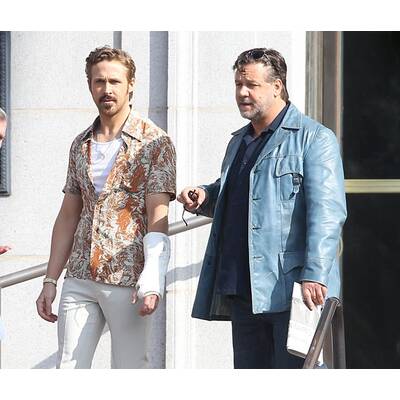 Gosling & Crowe am Set
