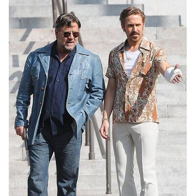 Gosling & Crowe am Set