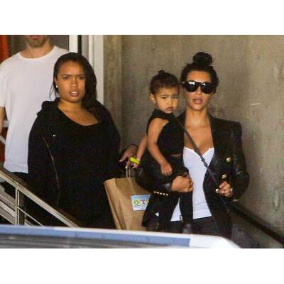 Kim Kardashian mit Tochter Nori unterwegs