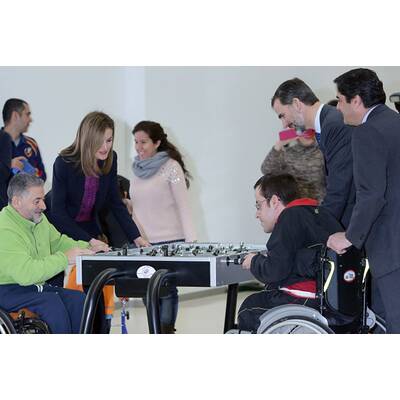 Königin Letizia & Felipe bringen Querschnittgelähmte zum Strahlen