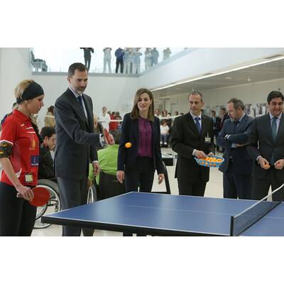 Königin Letizia & Felipe bringen Querschnittgelähmte zum Strahlen