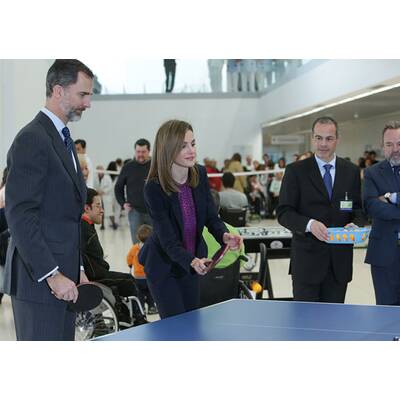 Königin Letizia & Felipe bringen Querschnittgelähmte zum Strahlen