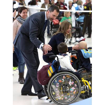 Königin Letizia & Felipe bringen Querschnittgelähmte zum Strahlen