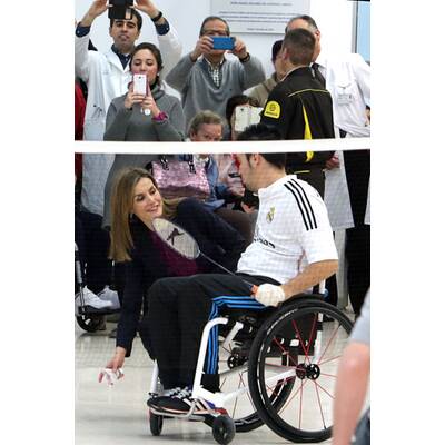 Königin Letizia & Felipe bringen Querschnittgelähmte zum Strahlen