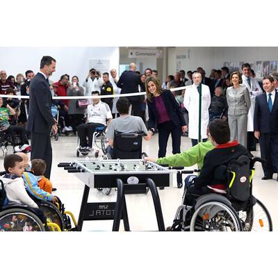 Königin Letizia & Felipe bringen Querschnittgelähmte zum Strahlen