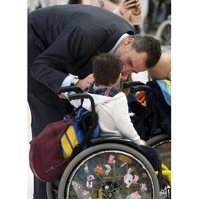 Königin Letizia & Felipe bringen Querschnittgelähmte zum Strahlen